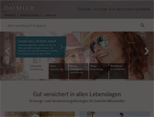 Tablet Screenshot of daimler-vvd.com
